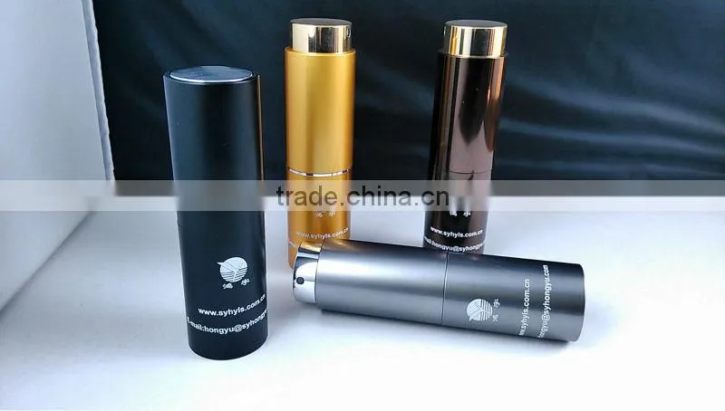10ml round aluminum perfume spray bottle