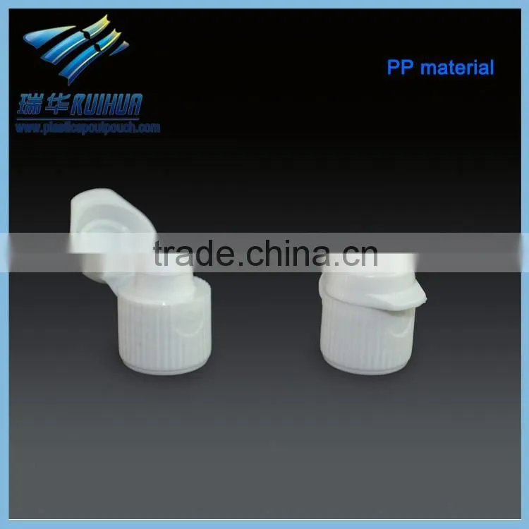 Whloesale small plastic flip caps for toothpaste tube