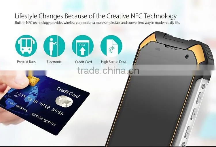 Blackview BV6000 4G NFC Waterproof Shockproof Smartphone Android 6.0 MT6755 Octa Core 3GB + 32GB 13MP 4.7" 4200mAh OTG Cellphone