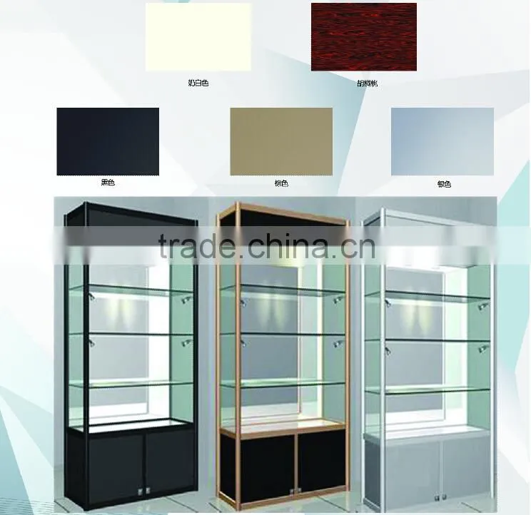 Nice jewelry display showcase profile jewelry store showcase aluminium profile for showcase