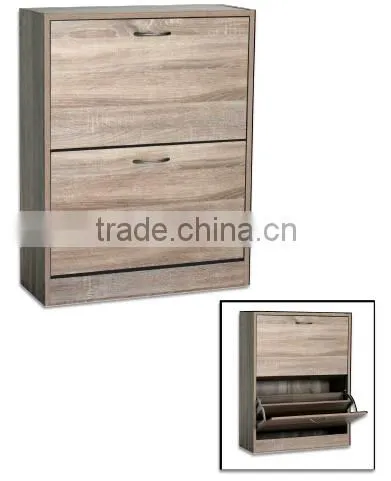 The latest Country style modern wooden shoe cabinet for hallways