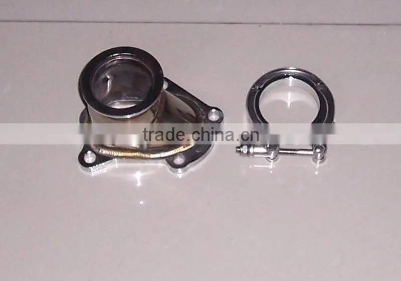 5 Bolt Turbo Downpipe Flange To 2.5" V Band Conversion Adaptor with V Band clamp