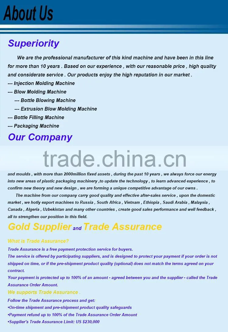 High Speed Injection Blow Molding Machine For Medical Bottle