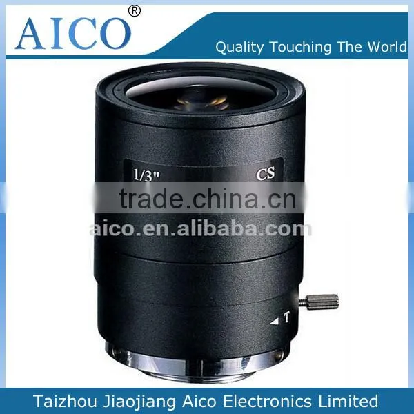 China manufacturer cs mount varifocal auto iris 2.8-12mm cctv lens