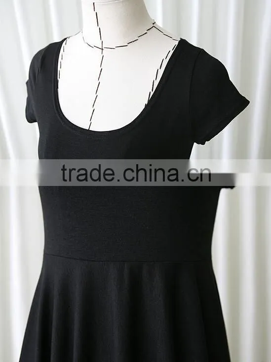 Summer Short Sleeve Slim Pregnancy Dress Wear for maternity O-neck