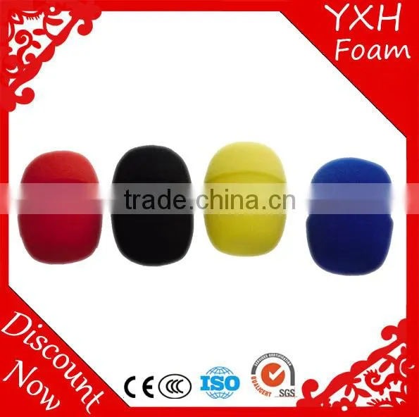 Factory direct sale microphone use sponge ktv mic windscreen microphone protector
