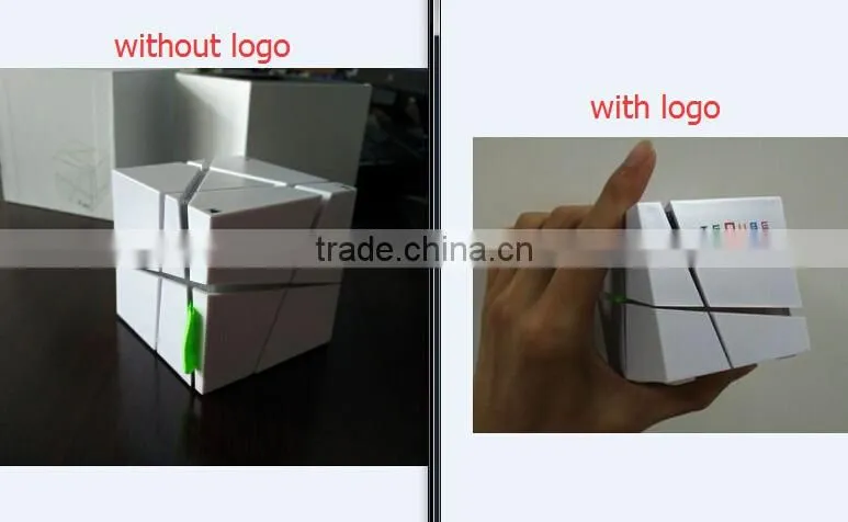 Creative 3D Design Super Bass Bluetooth Speakers NEW Rubik's cube, OEM Colors/ Box/ Logo/ Manual Welcomed!