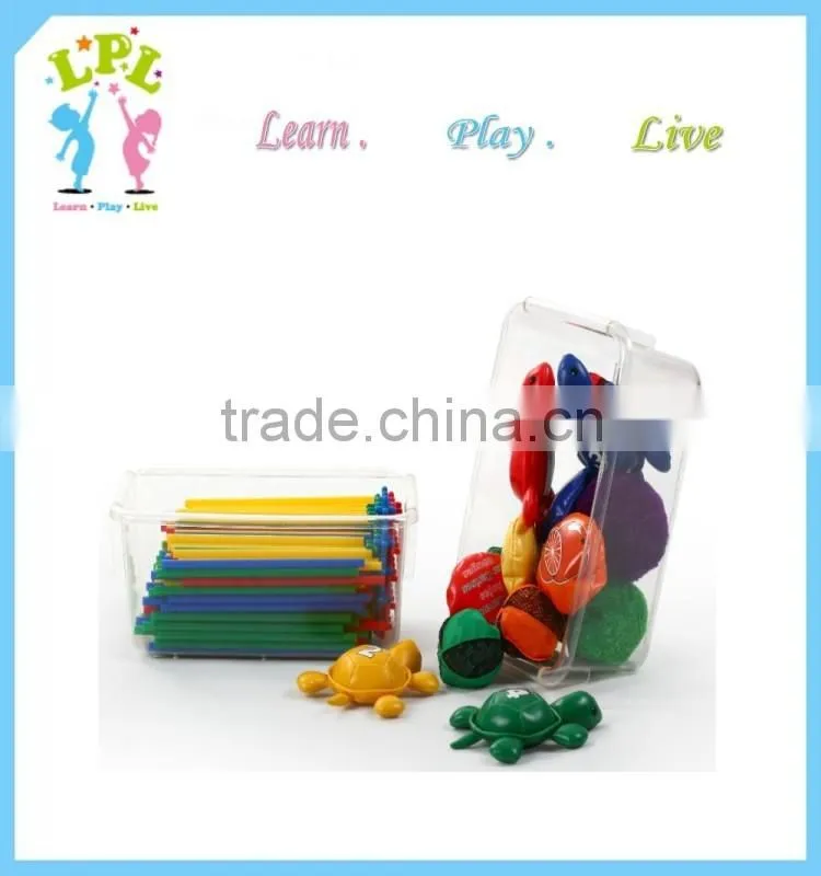 New pp toy storage box classroom storage stackable box with lid