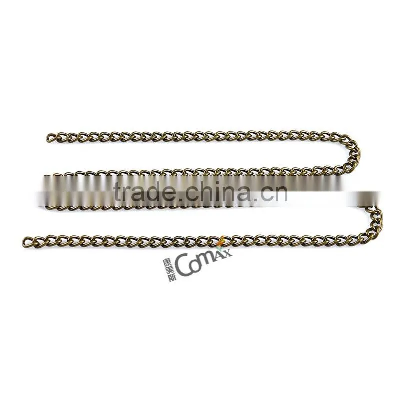 Wholesale antique brass custom metal chain handle for handbag