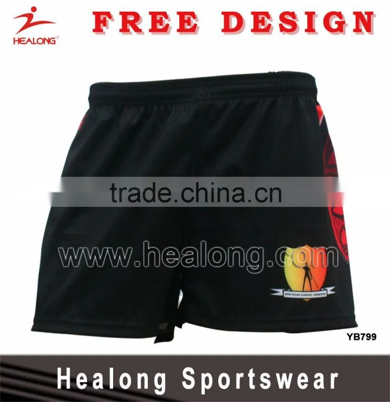 Hot Sales Cheap Custom Subliamation Man's Sportswear Rugby Shorts Jersey