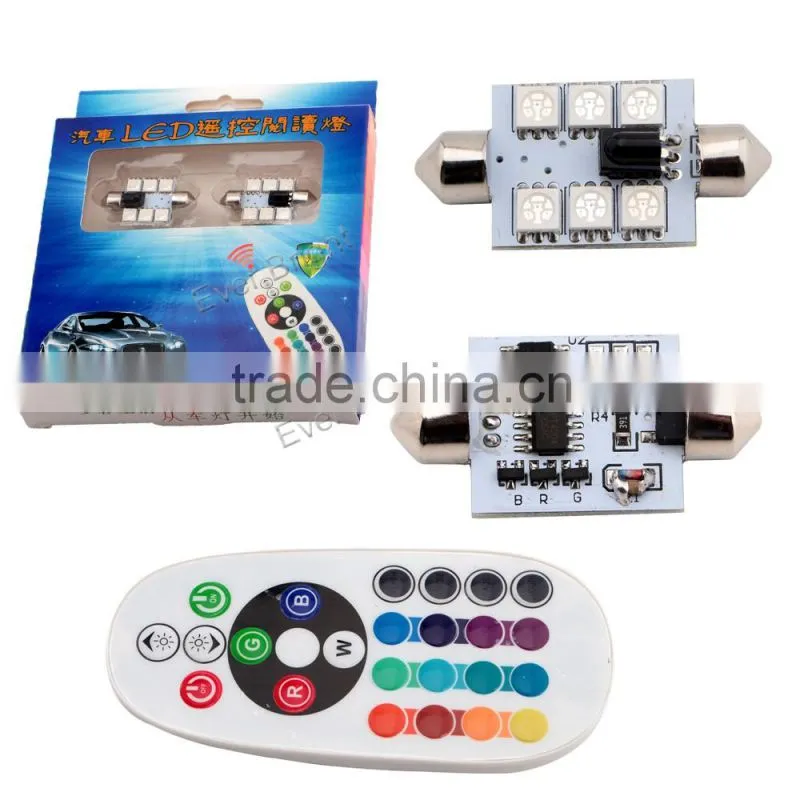 High quality rgb led dmx festoon light 5050 6smd 36MM/41MM RGB LED Light