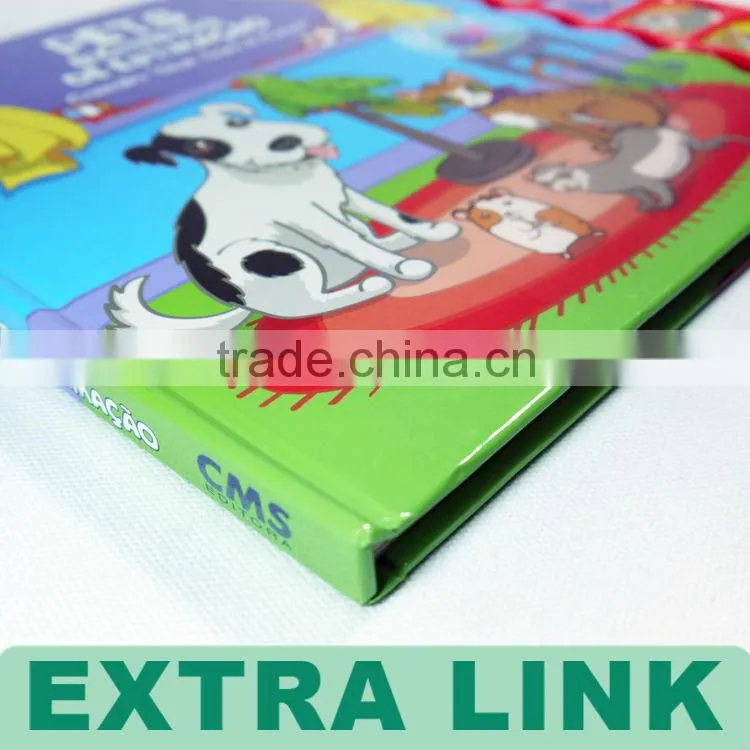 Professional High Quality Cusom Coloring leather bound book printing