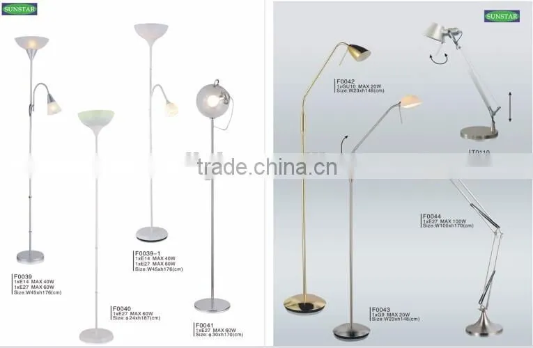 Metal And Fabric Material Fancy Unique Design With Birdie Floor /Standing Lamp Decorative Table Light
