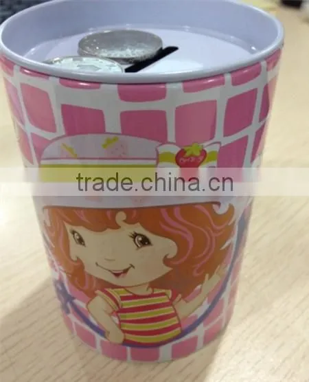 coin cash money tin box