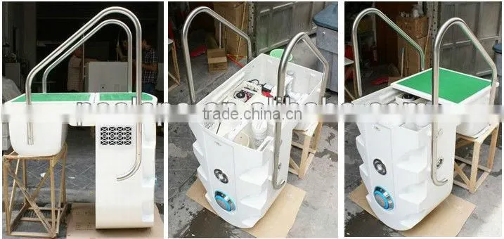 High effeciency integrated swimming pool filtration unit