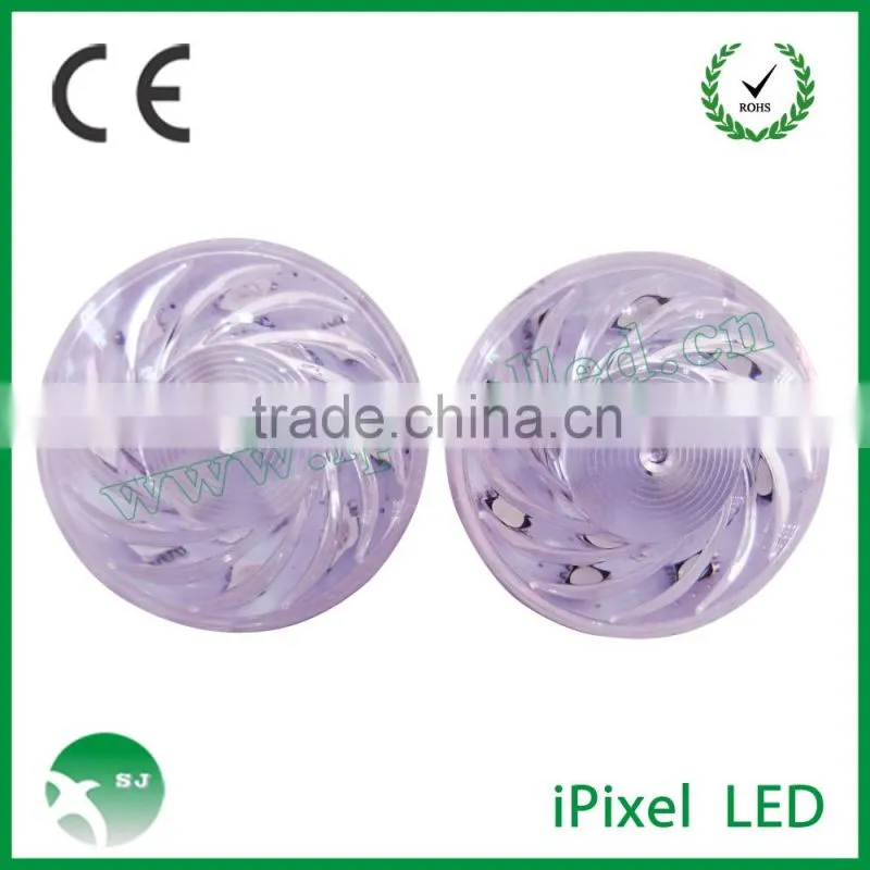 60mm cap rgb pixel led for amusement park rides