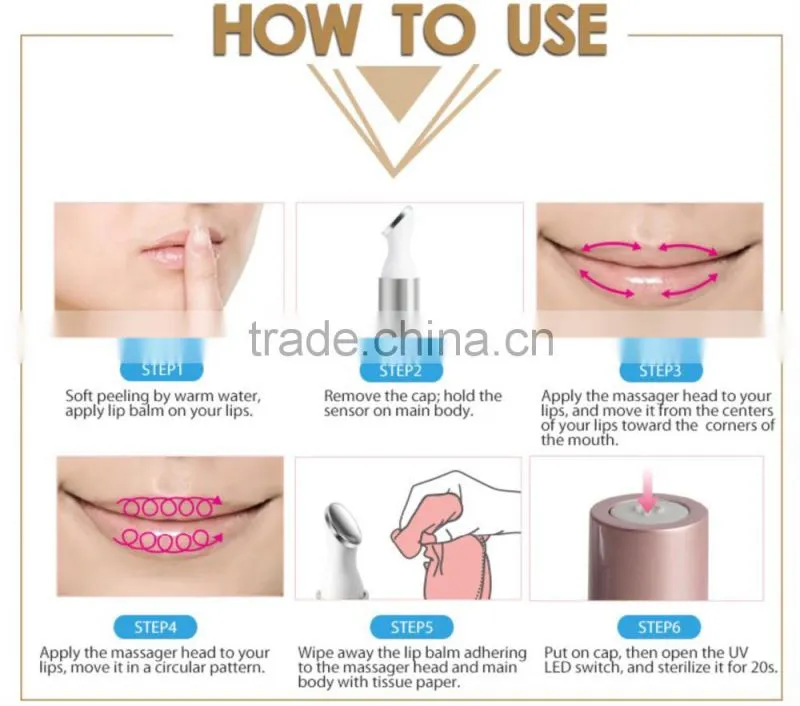 3d lip balm infuser lip massager lip enhancer plumper lip tightening lip balm infusing