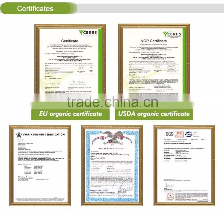 USDA Certified Health Natural Food Color Organic Matcha Green Tea Powder