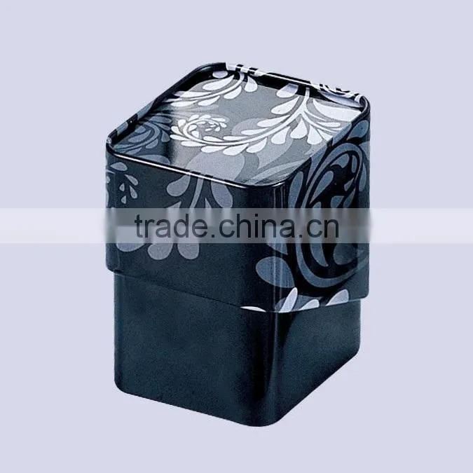 gift use wholesale high quality with 4C printing square metal tin box