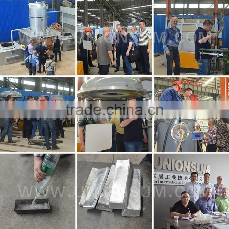 High effeciency Zinc residue recovery vacuum distillation furnace