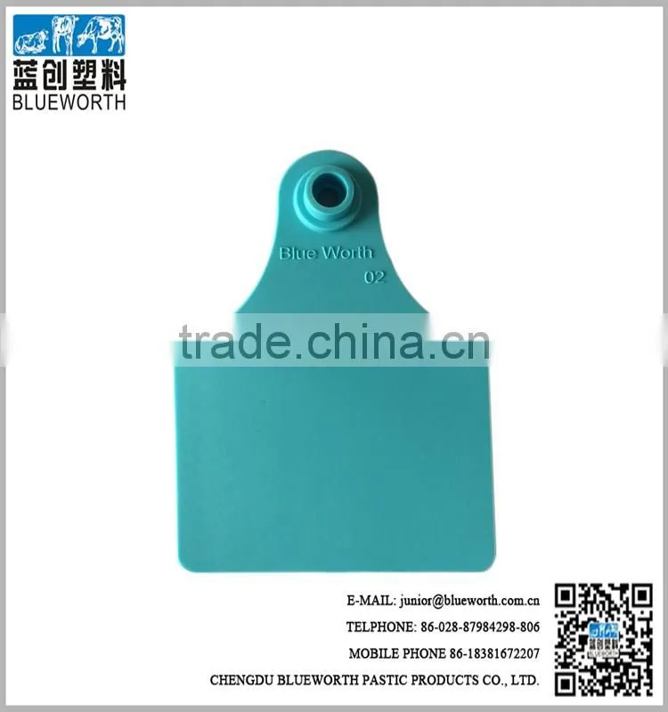 sell big size cattle ear tags for livestock tracking with different of colors