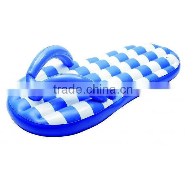 high quality inflatable flip flop lilo with custom logo,custom size,cusom color,OEM orders are welcome