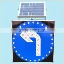 Traffic safety various message informative traffic sign with solar panel