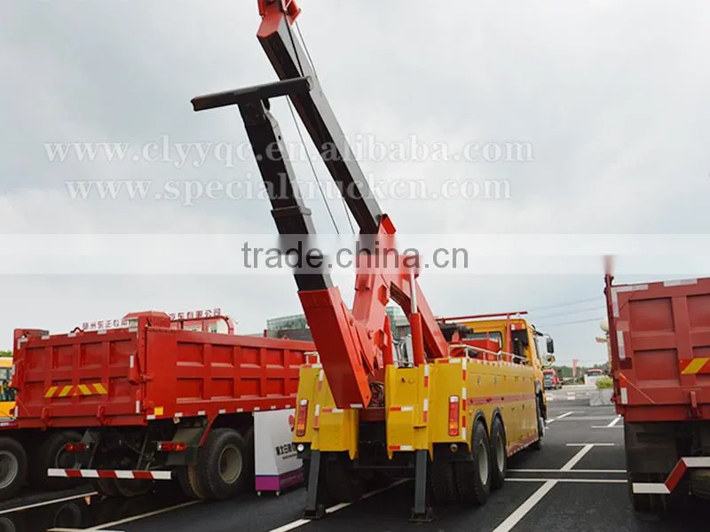 SINOTRUK 6X4 recovery truck HOWO 18T heavy duty wrecker truck