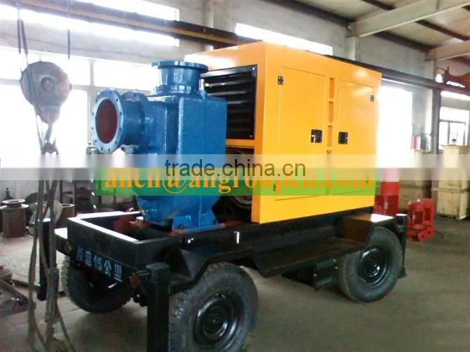 Portable Mobile Pressure Self Priming Farm Fuel Irrigation Pump