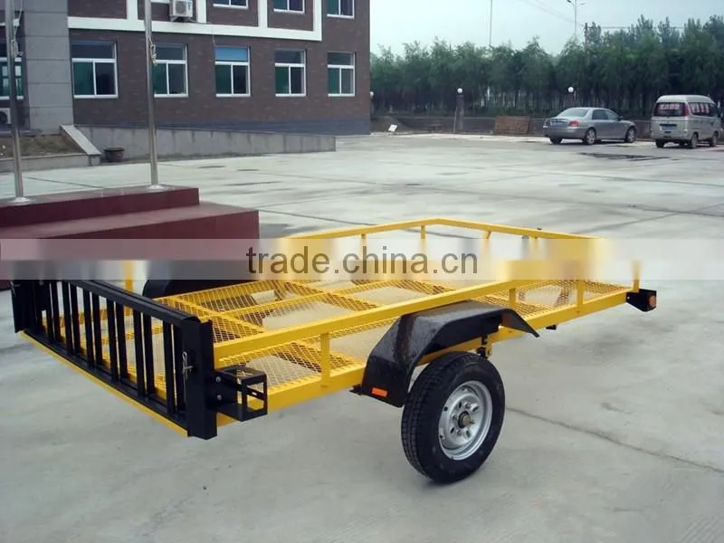 Steel materials ATV semi trailer , travel semi trailer , camper semi trailer for sale