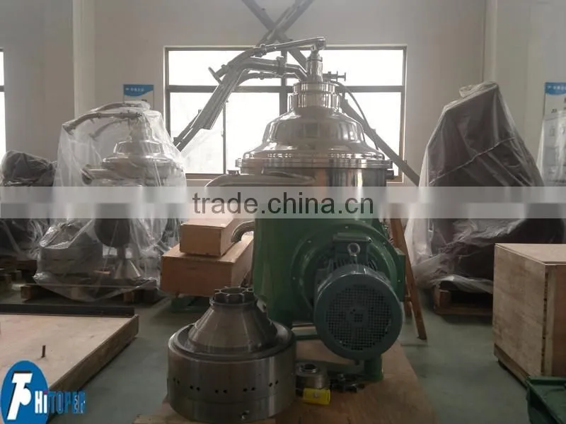 Continuous work automated centrifuge, automatic discharge disc centrifuge