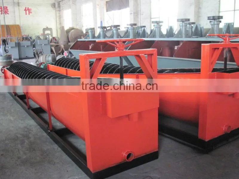 Screw classifier for iron ore