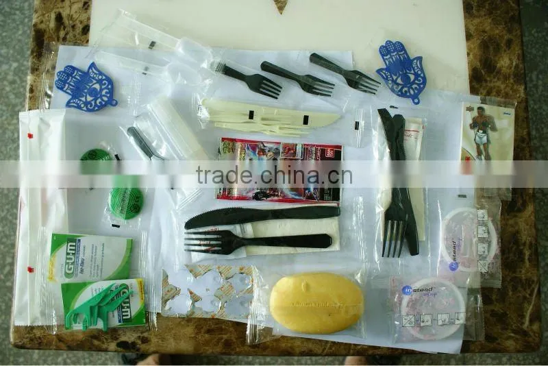 Automatic Horizontal Hotel Disposable Flow Packing Machine (Toothbrush/Soap/Spoon/Fork)