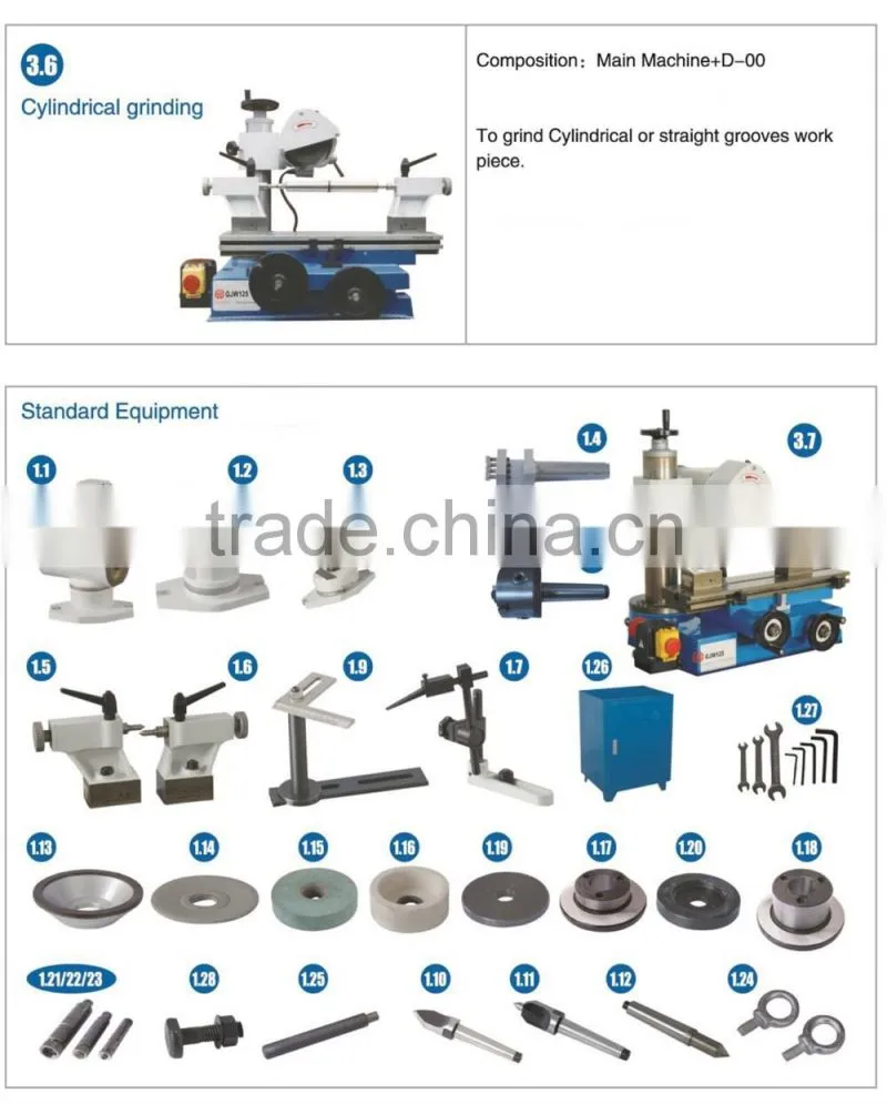 Universal tool grinding machine GJW125