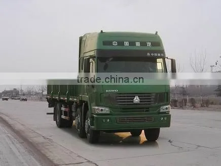 big cargo truck / howo van truck / sinotruk grid truck