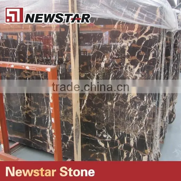 Suitable Color For Table Black & Gold Marble For Top Dining Table