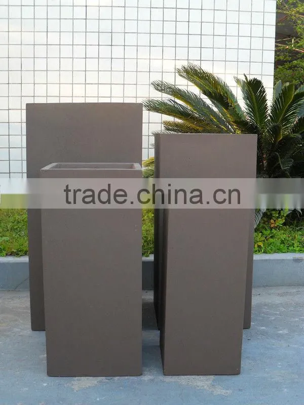 Chinese Factory Outdoor Plant Urns Vase QL-13124 4pcs/set 50inch Wholesale