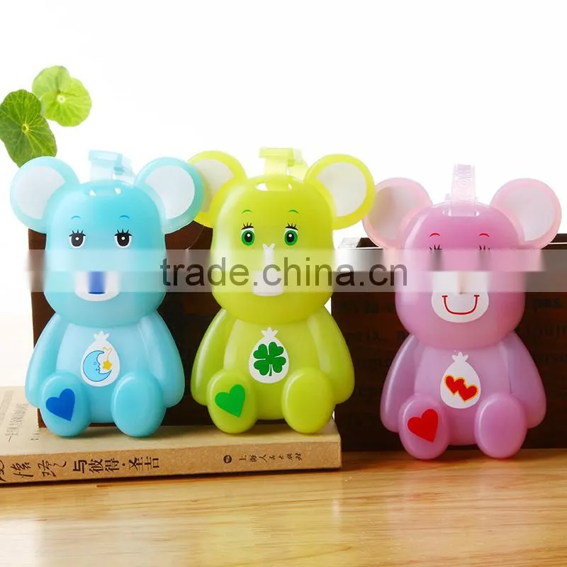 N146 factory supplier high quality hot sale cute cartoon custom brown bear shape luggage tag