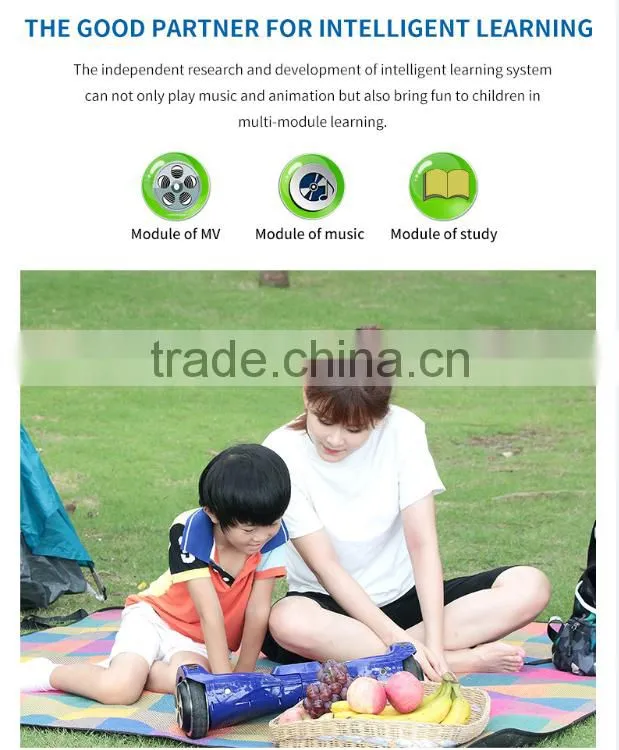 Best Kids Gifts Electric Scooter With Music/Movie Player And Early Education Function, 4.5inch Electric Self Balancing Scooter