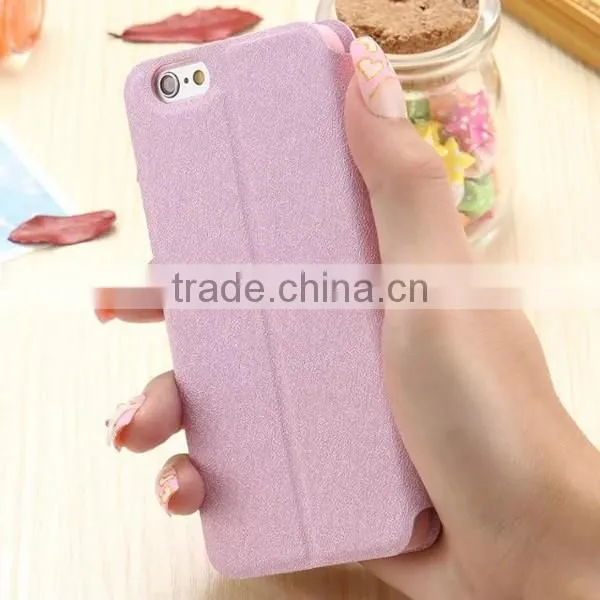 Full Diamond flip leather phone case for iPhone7, PU card slot leather back cover for iPhone 7 plus