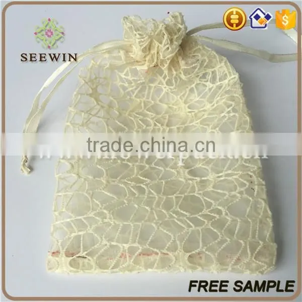 China factory personalized organza bags with mesh