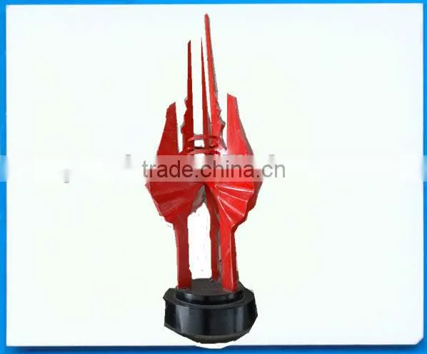Varnished Stainless Steel table Sculpture