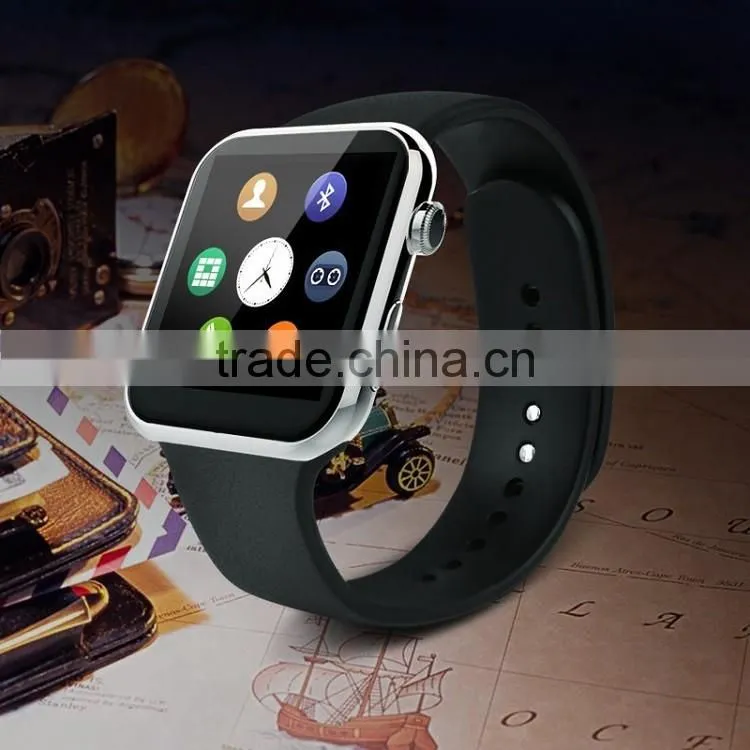 2015 new innovate hot sale A9 bluetooth smart watch for apple andriod phone