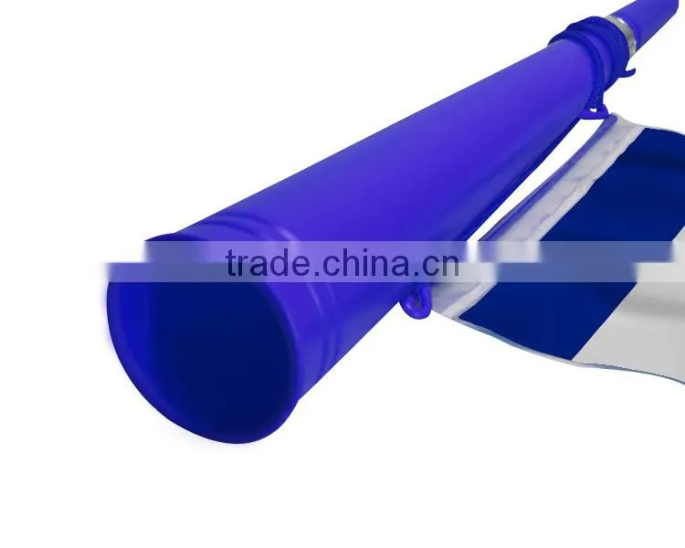 Eco-friendly PE Horn French Fans Horn with national flag