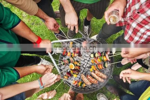 LFGB Bucket BBQ Set Charcoal Barbecue Grill Household BBQ Bucket