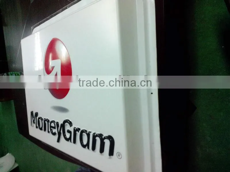 plastic advertising display board of vacuum forming process