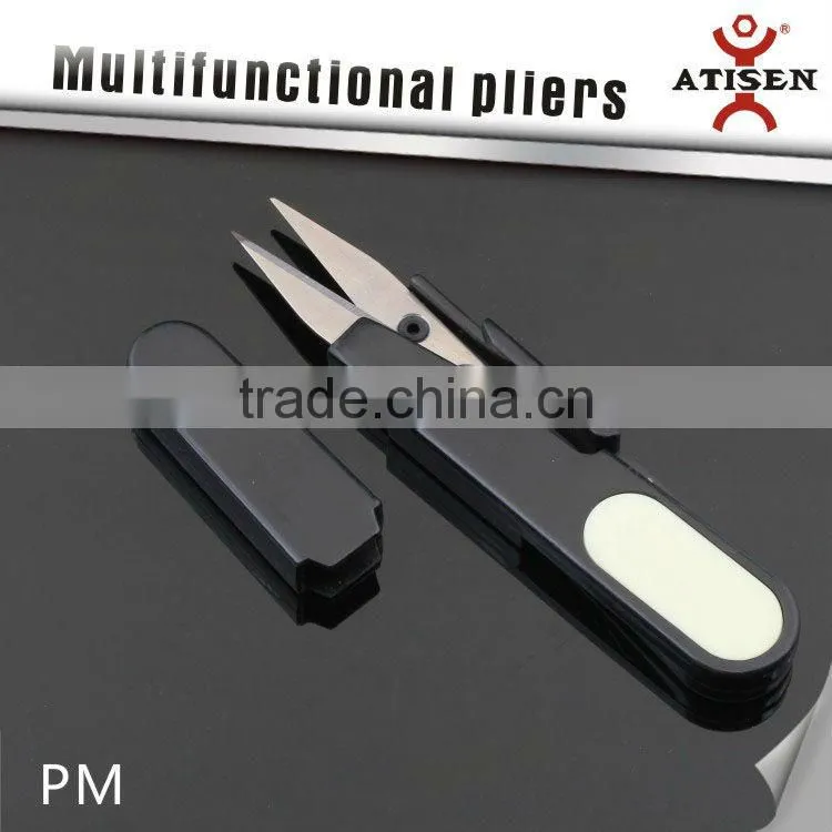 Hot sale stainless steel fishing scissors with cap