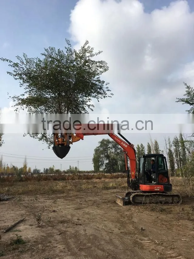 Skid loader attachment/Hydraulic tree mover