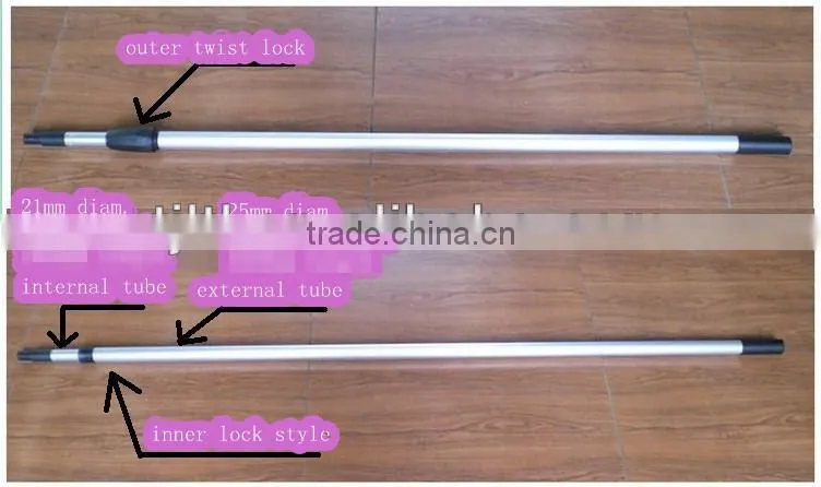 out-lock telescopic handles for painting & cleaning