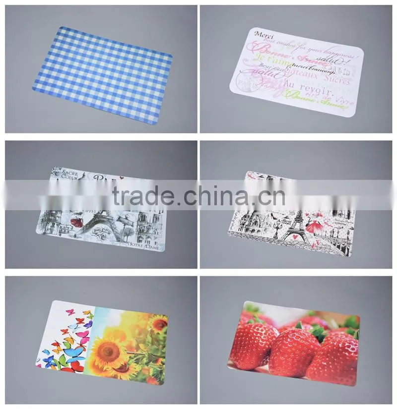 Rectangle Square Corner Design Mats/Placemat